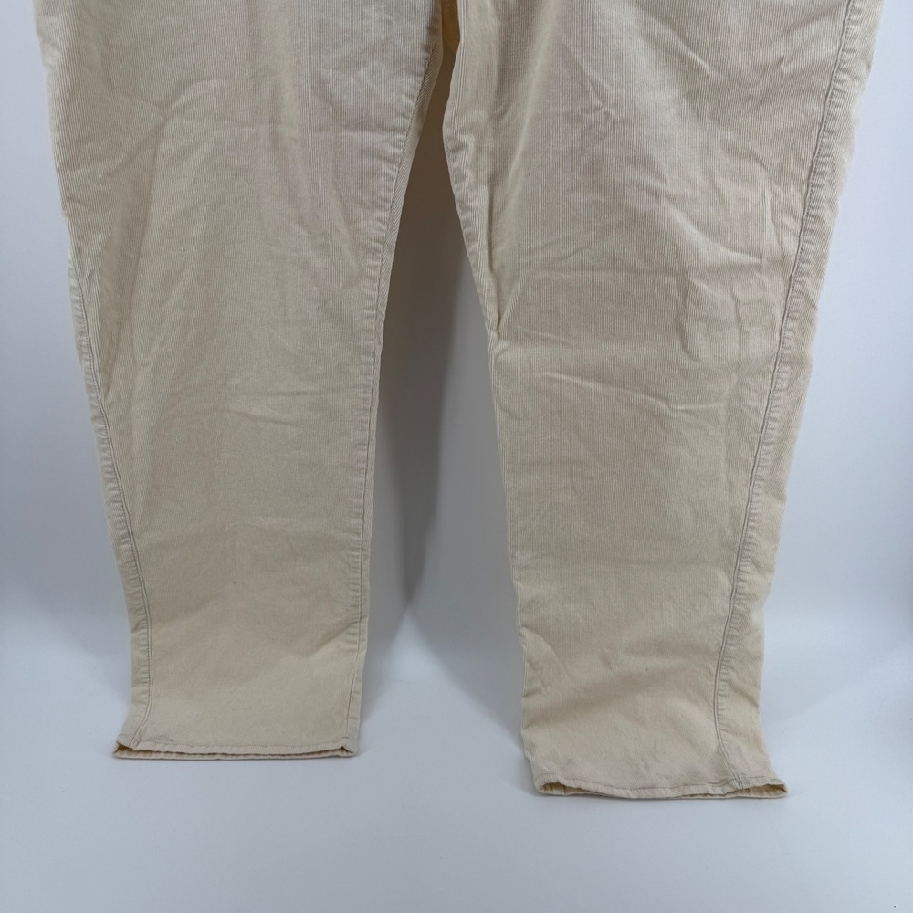 Peter Millar Mens 46 Corduroy Pants Cream Beige Five Pocket Fine Wale Casual - Picture 4 of 9